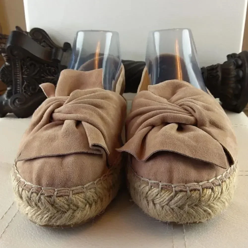 Crown Vintage pinkish/taupe Hermosa espadrilles